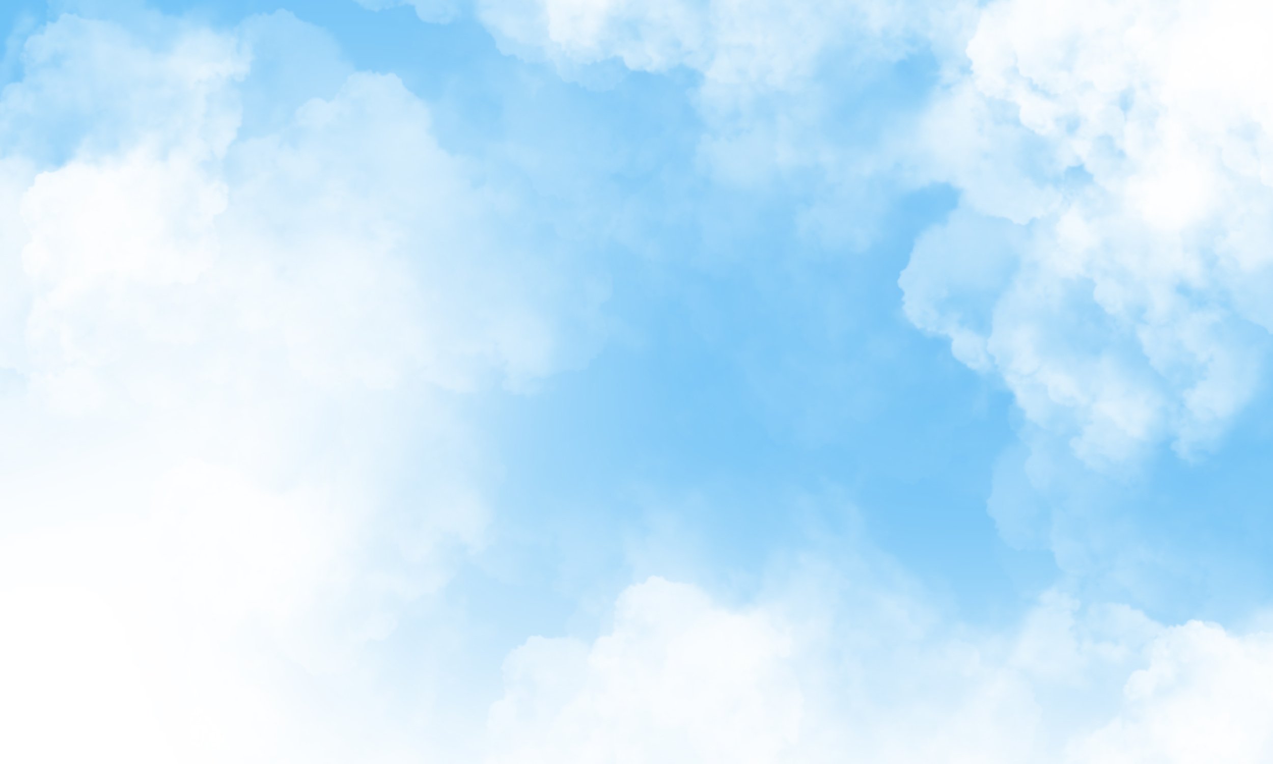 Blue Sky With Clouds Background